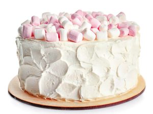 Yellow Layer Cake with Chocolate